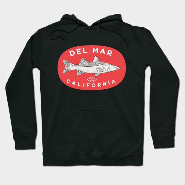 Del Mar California Fishing Hoodie by Eureka Shirts